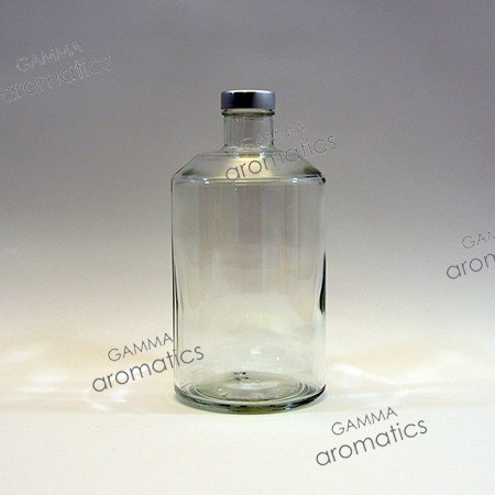 Φιάλη 1Lt (διάφανη) ασημί καπάκι 