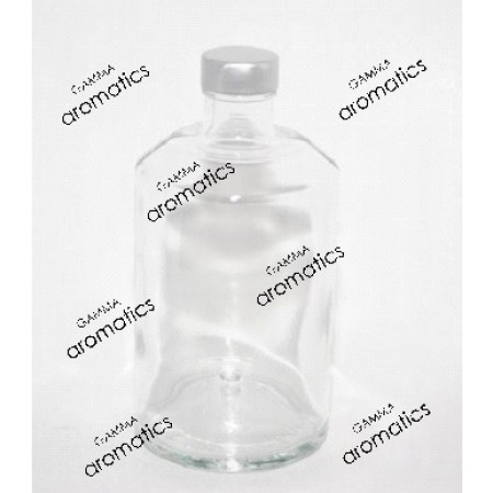 Φιάλη 0.5Lt (διάφανη) ασημί καπάκι