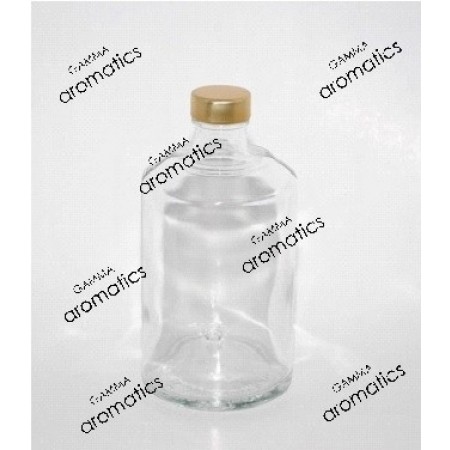 Φιάλη 0.5Lt (διάφανη) χρυσό καπάκι